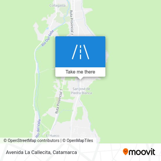 Avenida La Callecita map