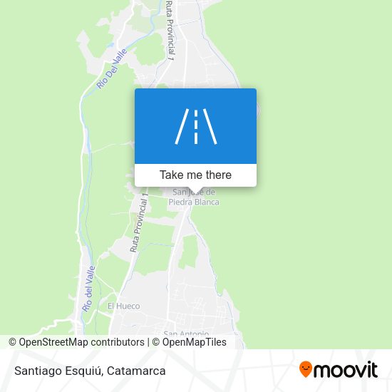 Mapa de Santiago Esquiú