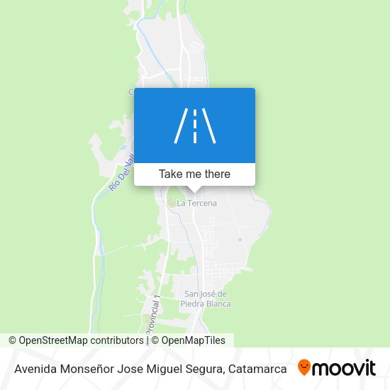 Avenida Monseñor Jose Miguel Segura map