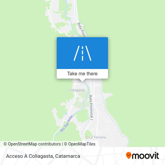 Acceso A Collagasta map