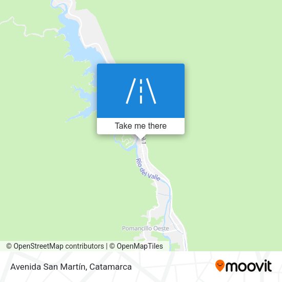 Avenida San Martín map