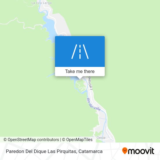 Mapa de Paredon Del Dique Las Pirquitas