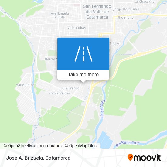 José A. Brizuela map