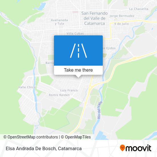 Mapa de Elsa Andrada De Bosch