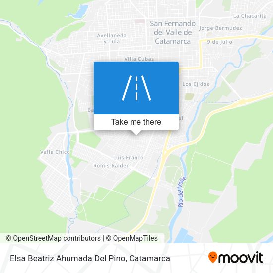 Mapa de Elsa Beatriz Ahumada Del Pino
