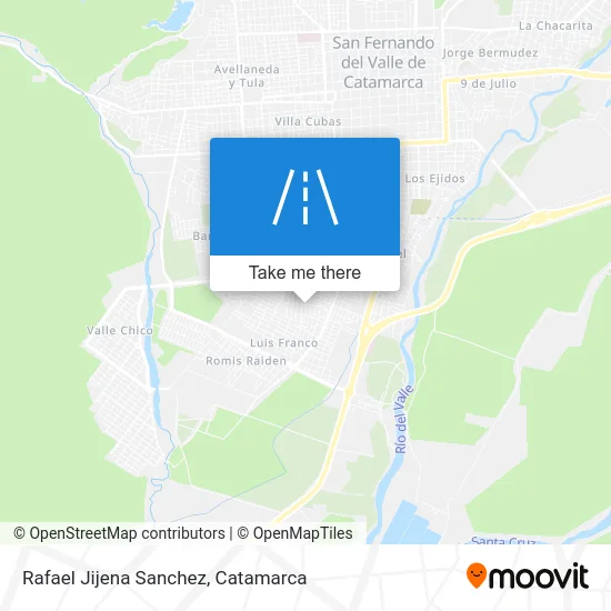 Rafael Jijena Sanchez map