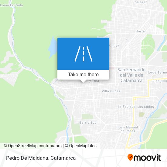 Mapa de Pedro De Maidana