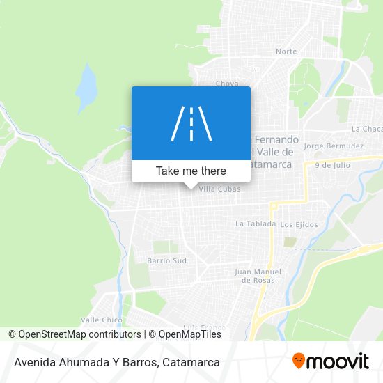 Mapa de Avenida Ahumada Y Barros
