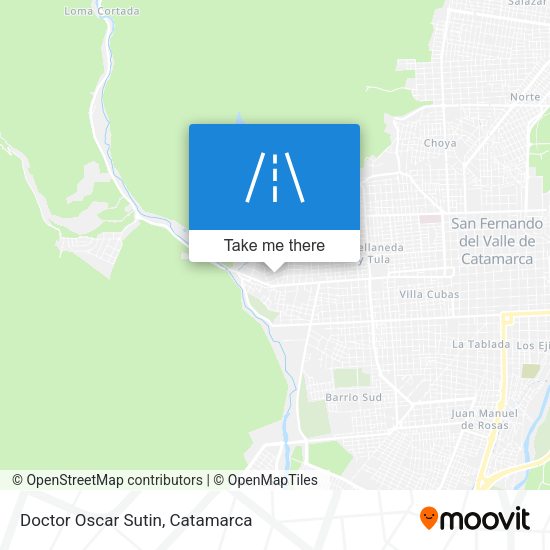 Mapa de Doctor Oscar Sutin