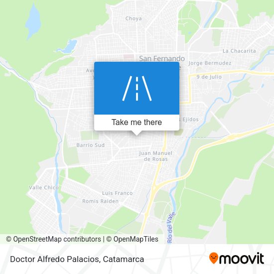 Mapa de Doctor Alfredo Palacios