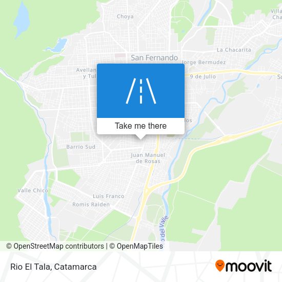 Mapa de Rio El Tala