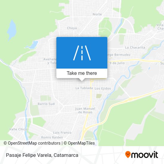 Pasaje Felipe Varela map