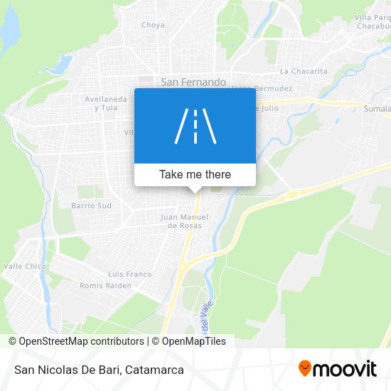 San Nicolas De Bari map
