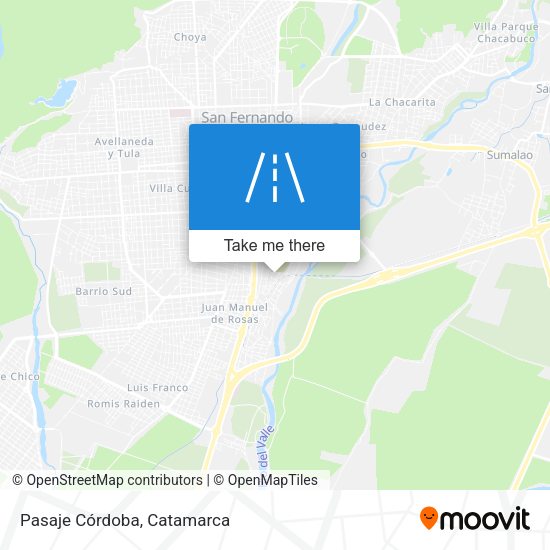 Mapa de Pasaje Córdoba