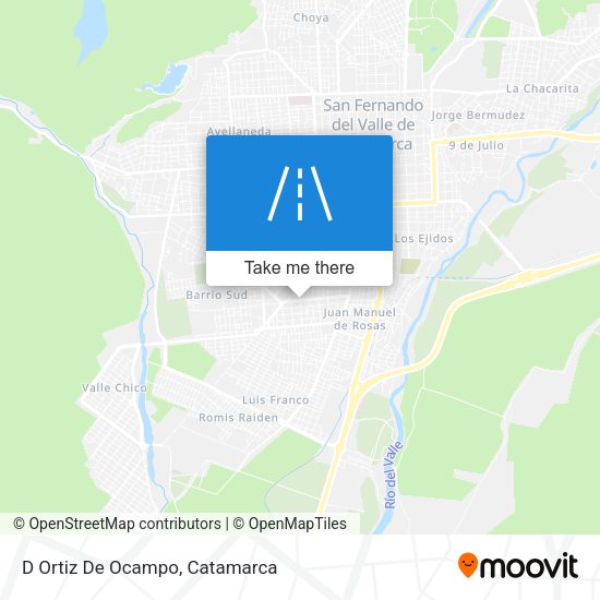 Mapa de D Ortiz De Ocampo