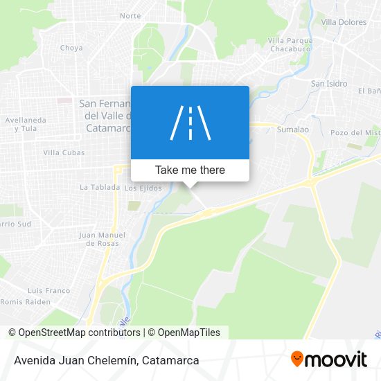Avenida Juan Chelemín map
