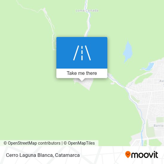 Cerro Laguna Blanca map