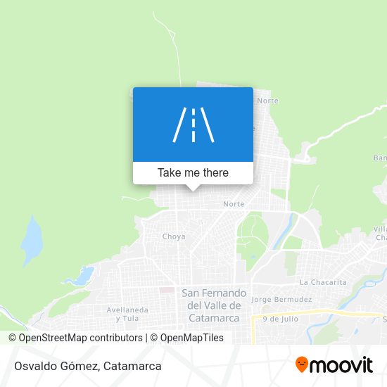 Mapa de Osvaldo Gómez
