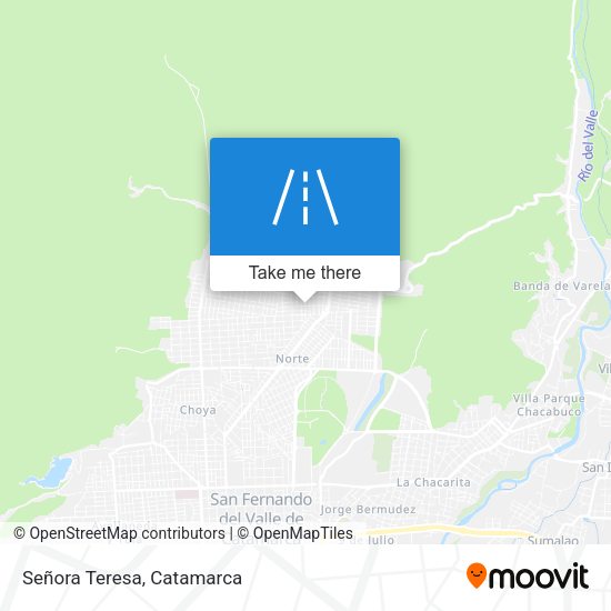 Señora Teresa map