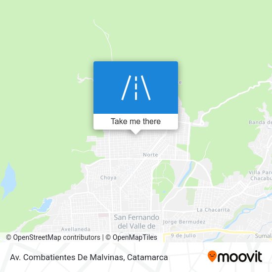 Av. Combatientes De Malvinas map