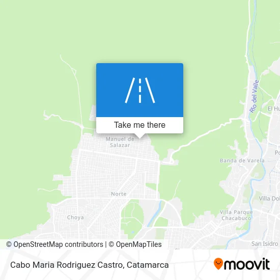 Cabo Maria Rodriguez Castro map