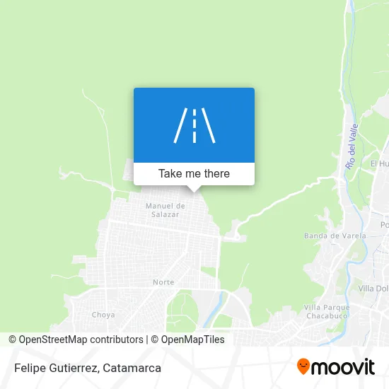 Felipe Gutierrez map