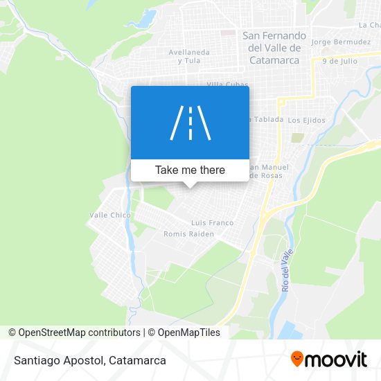 Mapa de Santiago Apostol