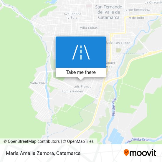 María Amalia Zamora map