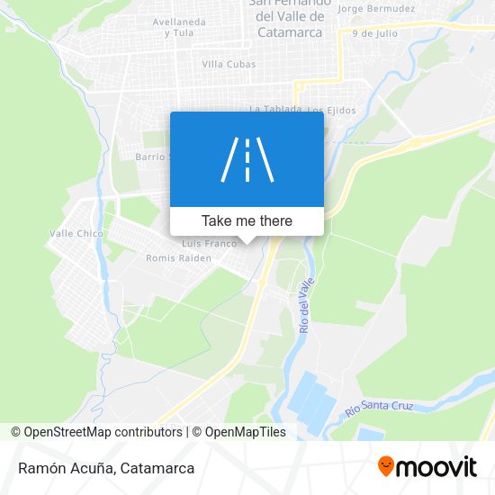 Mapa de Ramón Acuña