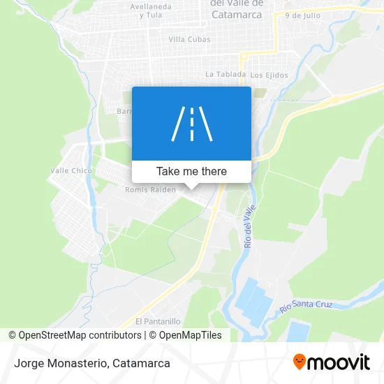 Jorge Monasterio map