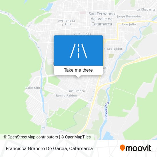 Francisca Granero De García map