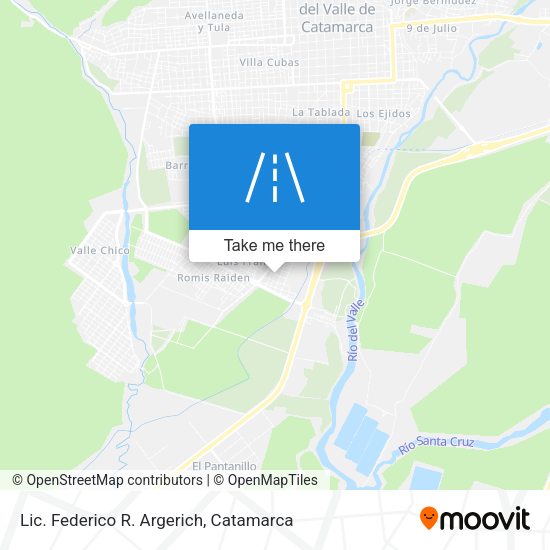 Mapa de Lic. Federico R. Argerich