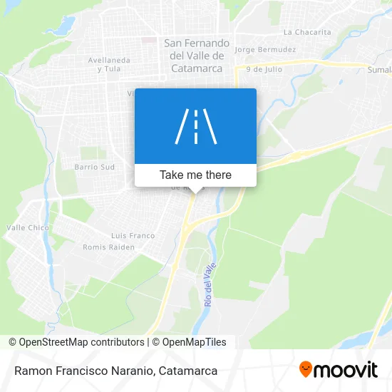 Ramon Francisco Naranio map