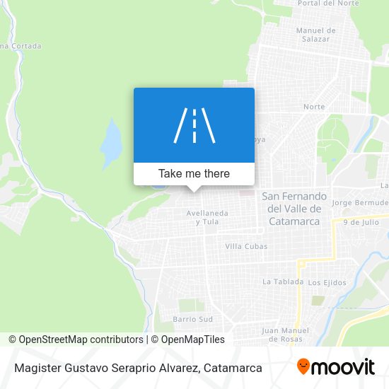 Mapa de Magister Gustavo Seraprio Alvarez
