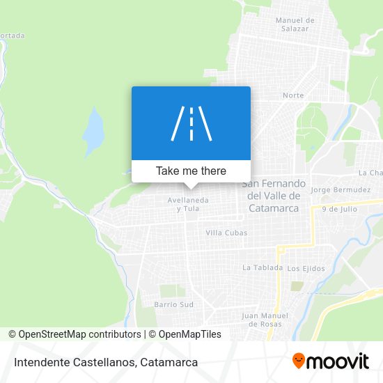 Intendente Castellanos map
