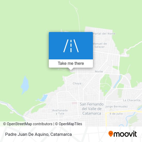 Padre Juan De Aquino map