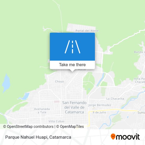 Parque Nahuel Huapi map