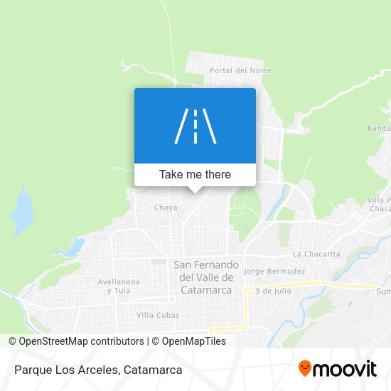 Mapa de Parque Los Arceles