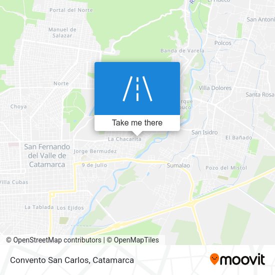 Convento San Carlos map