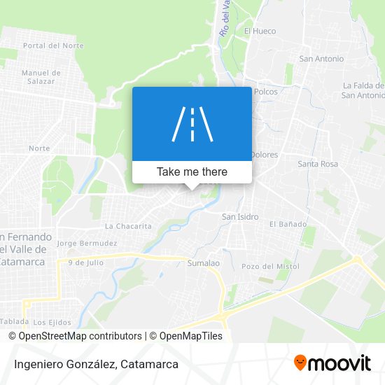 Ingeniero González map