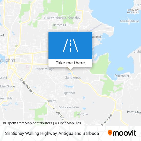 Sir Sidney Walling Highway map