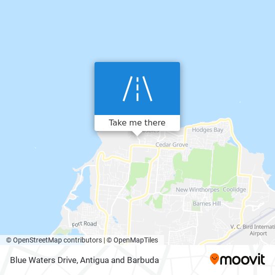 Blue Waters Drive map