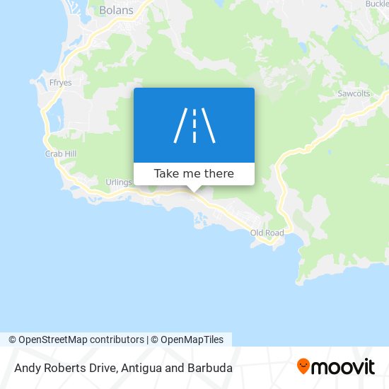 Andy Roberts Drive map