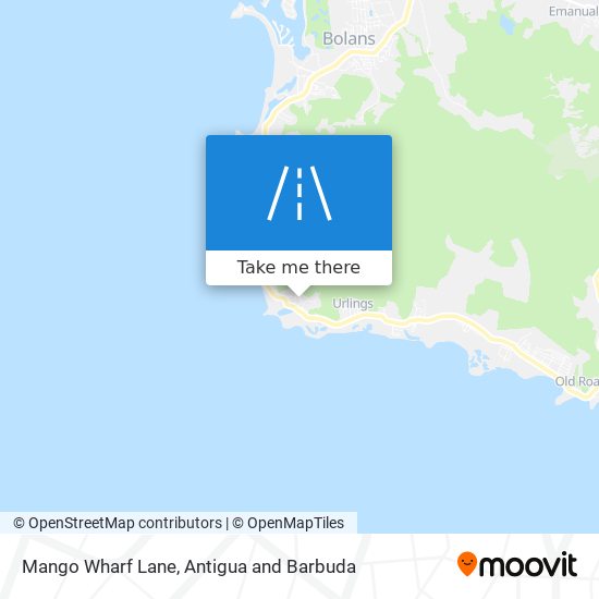 Mango Wharf Lane map