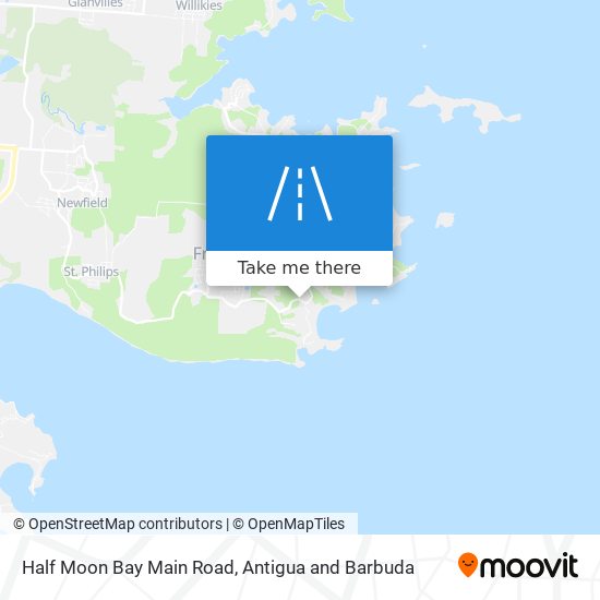 Half Moon Bay Main Road map