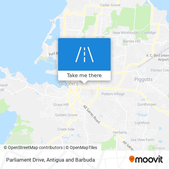 Parliament Drive map