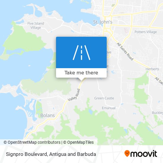 Signpro Boulevard map