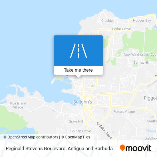 Reginald Steven's Boulevard map