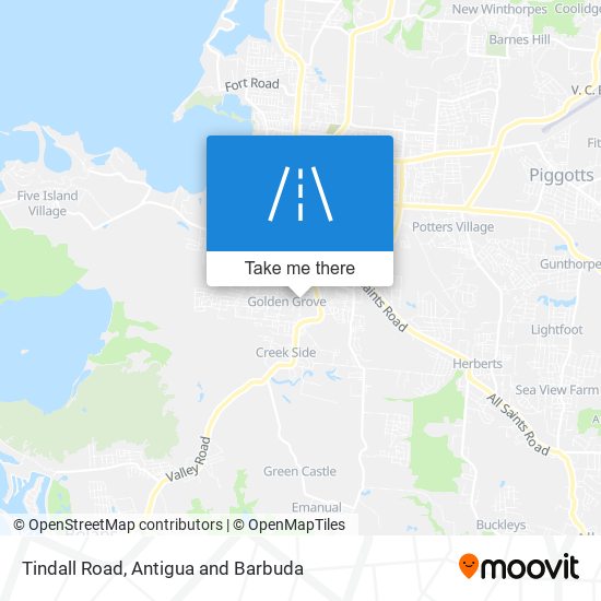 Tindall Road map