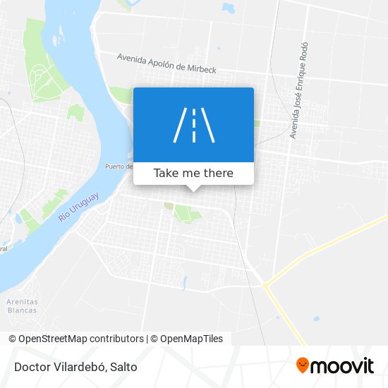 Doctor Vilardebó map